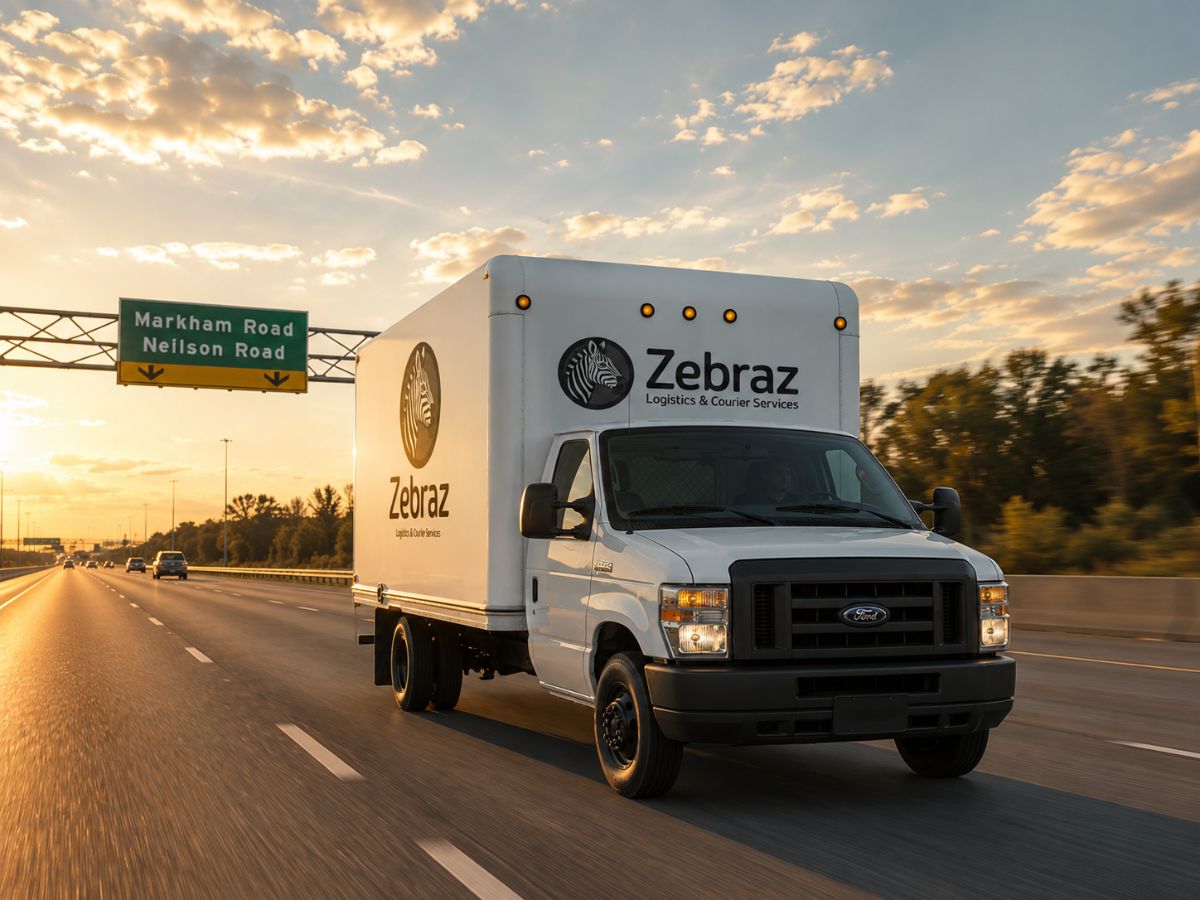 Driver picking up a marketplace purchase from a seller